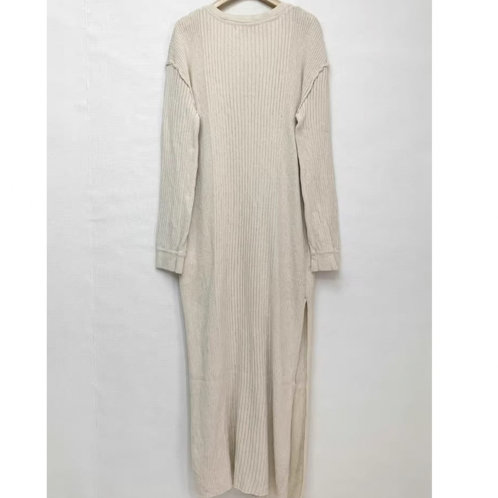 Free People Free Fall Sweater Maxi Dress - Ivory - Picture 9 of 9